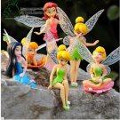 6pcs Set Halloween Kids Gift Tinkerbell Dolls Flying Flower Dolls