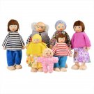 7pcs Lovely Trustworthy New Kids Toys Lovely Family Toys Hob 4 Dolls