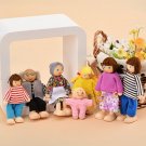 7pcs Lovely Trustworthy New Kids Toys Lovely Family Toys Hob 5 Dolls