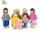 7pcs Lovely Trustworthy New Kids Toys Lovely Family Toys Hob 6 Dolls