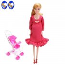 A Toy A Dream New Mom Baby Strollerl Pregnant Doll Suits Mom Dolls