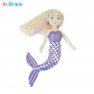 Brand Plush Mermaid Dolls With Curved Tail Toys For Girl Sup 4 Dolls
