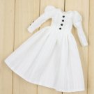 Fortune Days Blyth Doll One Piece Simple White Dress For The 4 Dolls