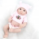 Handmade Full Vinyl 10 Reborn Dolls For Girls Mini Boneca Re 2 Dolls