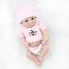 Handmade Full Vinyl 10 Reborn Dolls For Girls Mini Boneca Re 4 Dolls