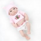 Handmade Full Vinyl 10 Reborn Dolls For Girls Mini Boneca Re 5 Dolls