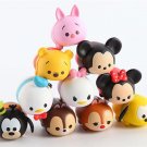 Hard Plastic Tsum Tsum 10pcs Lot 3 8cm Tsum Tsum Donald Mick 3 Dolls