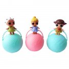 Kitoz Surprise Doll Series 2 Girl Baby Sisters Friends Ball 2 Dolls