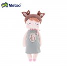 Metoo Hot Selling Sweet Cute Plush Stuffed Animals Kawaii Ki 3 Dolls