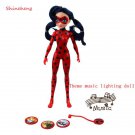 New Arrival 27cm Miraculous Ladybug Theme Music Lighting Act 5 Dolls