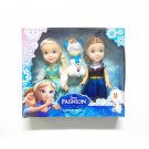 New Mini Princess Elsa Anna Olaf Baby Dolls Kids Cartoon Toy 8 Dolls