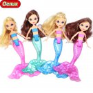 Oenux 4pcs Original Swimming Mermaid Dolls Fashion Mermaid D 3 Dolls