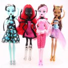Ucanaan 4 Pcs Set Dolls New Style Movable Joint Body Fashion 4 Dolls