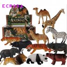 12 Pieces Lot Jungle Wild Animals Toy Figures Panda Camel El 2 Toy