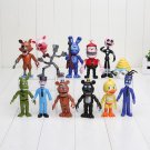 12pcs Set Fnaf Bonnie Foxy Chica Freddy Fazbear Pvc Action F Toy