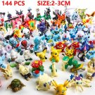 144 Pcs Lot 2 3 Cm Pikachu Action Figure Toys Japanese Carto 2 Toy