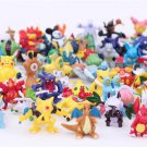 144pcs Pikachu Go Pokeball Figures Mini Random Cartoon Anime Toy