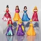 14pcs Set Princess Snow White Figures Ariel Belle Rapunzel A Toy