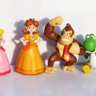 18pcs Set Super Mario Bros Yoshi Dinosaur Peach Toad Goomba Toy