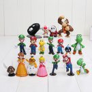 18pcs Set Super Mario Bros 1 2 5 Yoshi Dinosaur Figure Toy S 2 Toy