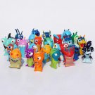 24pcs Set Cute Cartoon Slugterra Pvc Action Figure Toys Jugu Toy