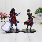 2pcs Set 17cm Naruto Uchiha Madara Sasuke Pvc Action Figures Toy
