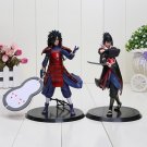2pcs Set Anime Naruto Uchiha Madara Uchiha Sasuke Pvc Action Toy