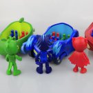 3pcs 3 5 Doll With 6 7 Inch Car Characters Catboy Gekko Cloa Toy