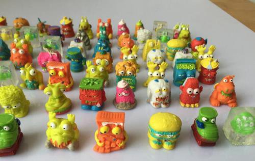 45pcs New Style Anime Action Figure Toy Pvc Soft Garbag Toy