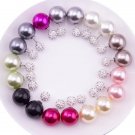 10 Pairs Lot Mix Colors Hot Style Double Side Earrings Fashi 2 E4R