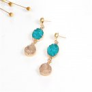1pair Bohemia Earrings Handmade Resin Stone Earings For Wome 2 E4R