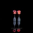 1pair Charm Led Earring Light Up Crown Glowing Crystal Stain 2 E4R