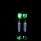 1pair Charm Led Earring Light Up Crown Glowing Crystal Stain E4R