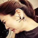 1pcs New Fashion Jewelry Girl Cool Black Spider Earring E4R