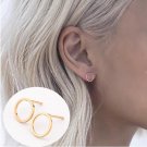2 Pair Summer Style New Fashion Famous Gold Silver Black Rou 2 E4R