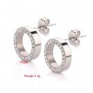 316l Stainless Steel Earring Crystal Stud Earrings For Women 5 E4R