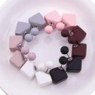 6 Pairs Mix Color Stud Earring Wholesale Earring Clip On Ear 3 E4R