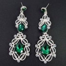 8 Colors Long Crystal Drop Earrings For Women Vintage Earrin E4R