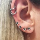 8 Pcs Earring Set With Stud Earrings Bohemian Sun Moon Femal 2 E4R