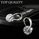Austria Crystal Wedding Pendientes Mujer Silver Color Z E4R