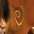 Beautyway Bohemia Personality Round Spiral Drop Earrings Exa 2 E4R