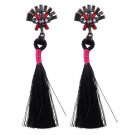 Best Lady New Fashion Statement Jewelry Tassel Long Ear 2 E4R