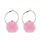 Best Lady New Fashion Women Cotton Ball Hot Drop Earrin 3 E4R