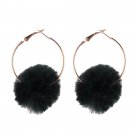 Best Lady New Fashion Women Cotton Ball Hot Drop Earrin E4R