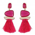 Best Lady New Fringed Statement Earrings Wedding Tassel 4 E4R