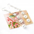 Big Long Earrings Pearl Earrings From India Bohemian Silver 3 E4R