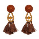 Bohemia Long Tassel Hanging Fringing Dangle Drop Earrings Fo 2 E4R