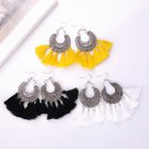 Bohemian Retro Long Tassel Drop Earrings Vintage Dangle Earr E4R