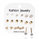 Boho Punk Crystal Infinity Stud Earring Bijoux Vin 3 E4R