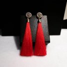 Charmwin Fashion Brand Camellia Earrings Exaggerated Vintage 4 E4R